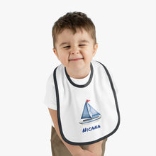 Load image into Gallery viewer, Nicana Baby Sail On Jersey Bib
