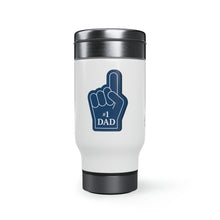 将图片加载到图库查看器，Nicana #1 Dad Stainless Steel Travel Mug with Handle, 14oz
