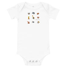 Cargar imagen en el visor de la galería, Nicana Animalistic Baby short sleeve one piece
