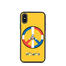 Load image into Gallery viewer, Dominican Peace Symbol iphone case
