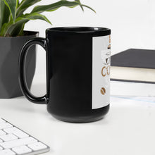 将图片加载到图库查看器，Nicana Coffee Shop Black Glossy Mug
