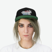 将图片加载到图库查看器，Nicana Red, White and Blue Unisex Flat Bill Hat
