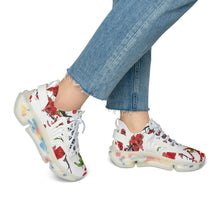 Cargar imagen en el visor de la galería, Nicana  Thorns  and Roses Women&#39;s Mesh Sneakers
