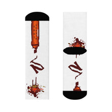 Load image into Gallery viewer, Nicana Tagged Red Crew Socks
