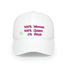 Load image into Gallery viewer, Nicana 100% Woman Low Profile Baseball Cap
