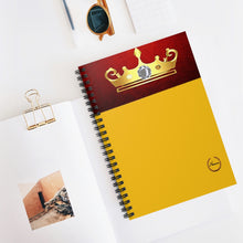 Load image into Gallery viewer, Nicana Royalty Spiral Notebook - Ruled Line
