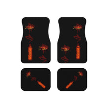 Load image into Gallery viewer, Nicana Tagged Car Mats (Set of 4) Black/Red

