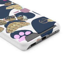 将图片加载到图库查看器，Nicana Paw on paws Phone Case With Card Holder

