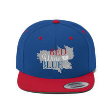 将图片加载到图库查看器，Nicana Red, White and Blue Unisex Flat Bill Hat
