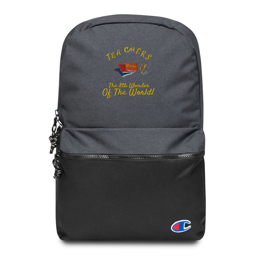 Embroidered Nicana X Champion 8th Wonder Teacher Backpack