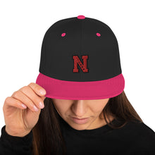 将图片加载到图库查看器，Nicana Red Letterman Snapback Hat
