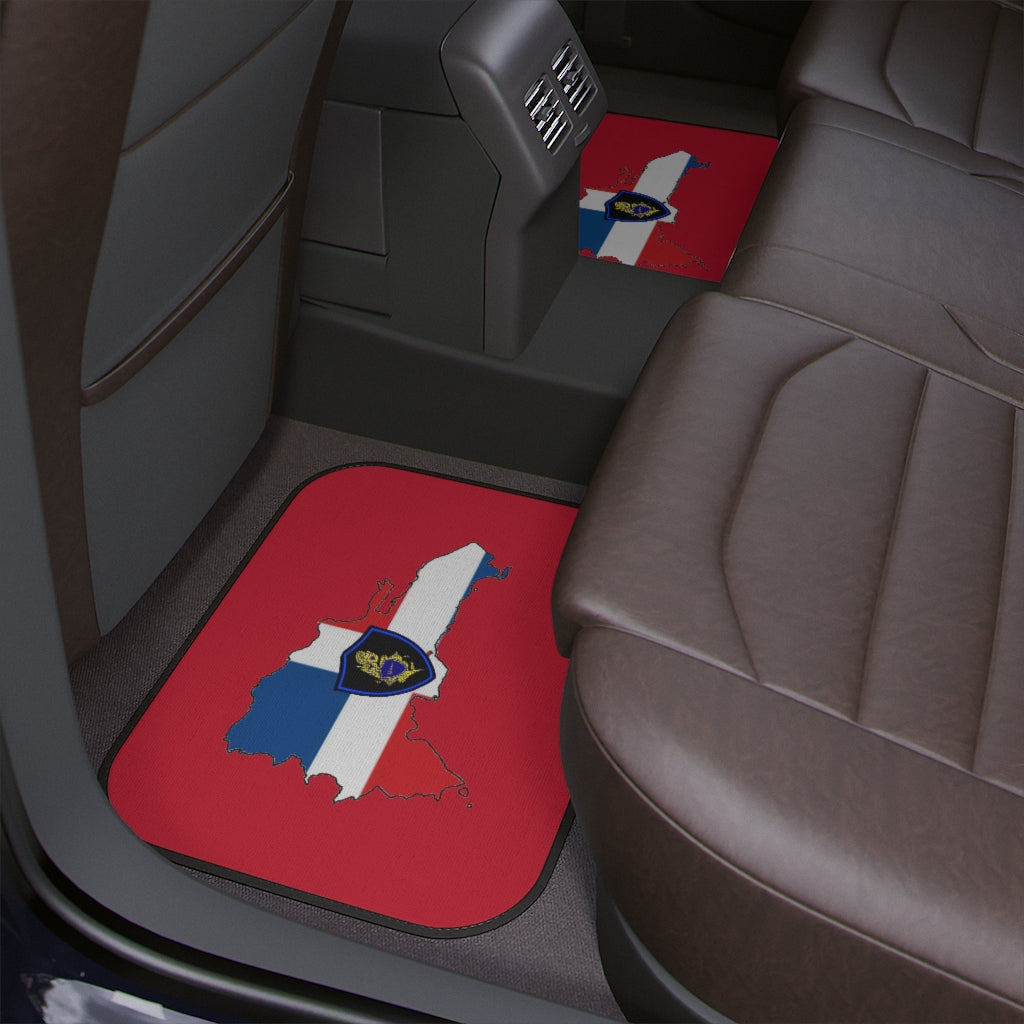 Dominican (Red) Floor Mats, 1pc