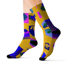 将图片加载到图库查看器，Nicana Color Block Socks
