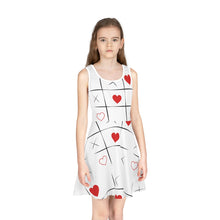 将图片加载到图库查看器，Nicana Tic Tac Love Girls&#39; Sleeveless Sundress 2T-XL
