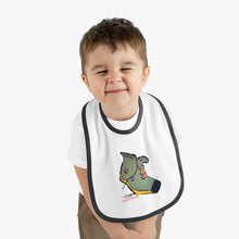 Load image into Gallery viewer, Nicana Making Moves Baby Contrast Trim Jersey Bib
