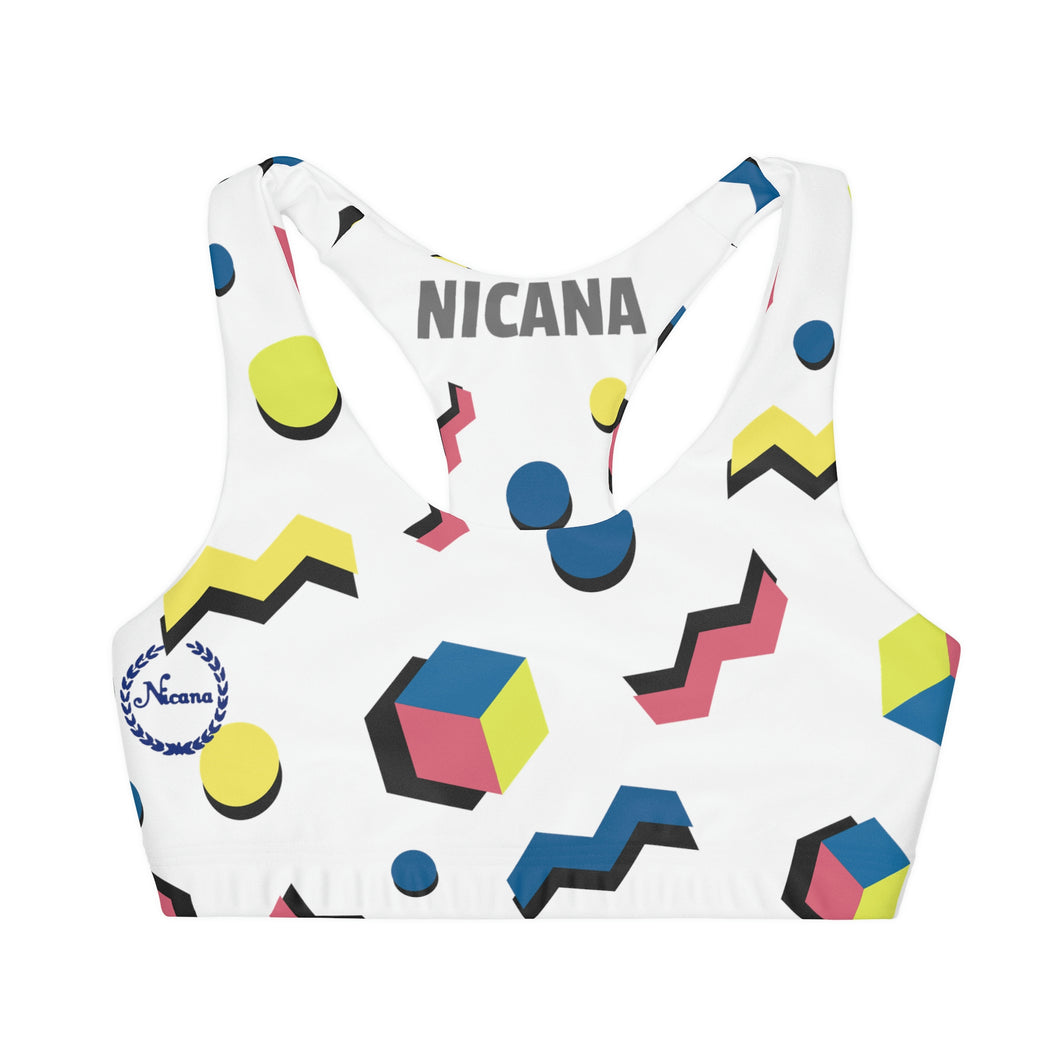 Nicana Shapes Girls' Double Lined Seamless Sports Bra