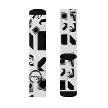 Load image into Gallery viewer, Nicana Black/ White Block Socks
