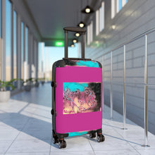 将图片加载到图库查看器，Nicana Triple Peek-a-boo Pink Suitcase
