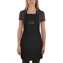 Load image into Gallery viewer, Let&#39;s Cook Embroidered Apron
