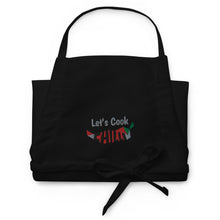 Load image into Gallery viewer, Let&#39;s Cook Embroidered Apron
