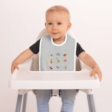 Load image into Gallery viewer, Nicana Animalistic Embroidered Baby Bib
