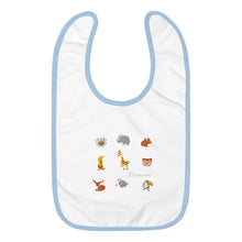 Load image into Gallery viewer, Nicana Animalistic Embroidered Baby Bib
