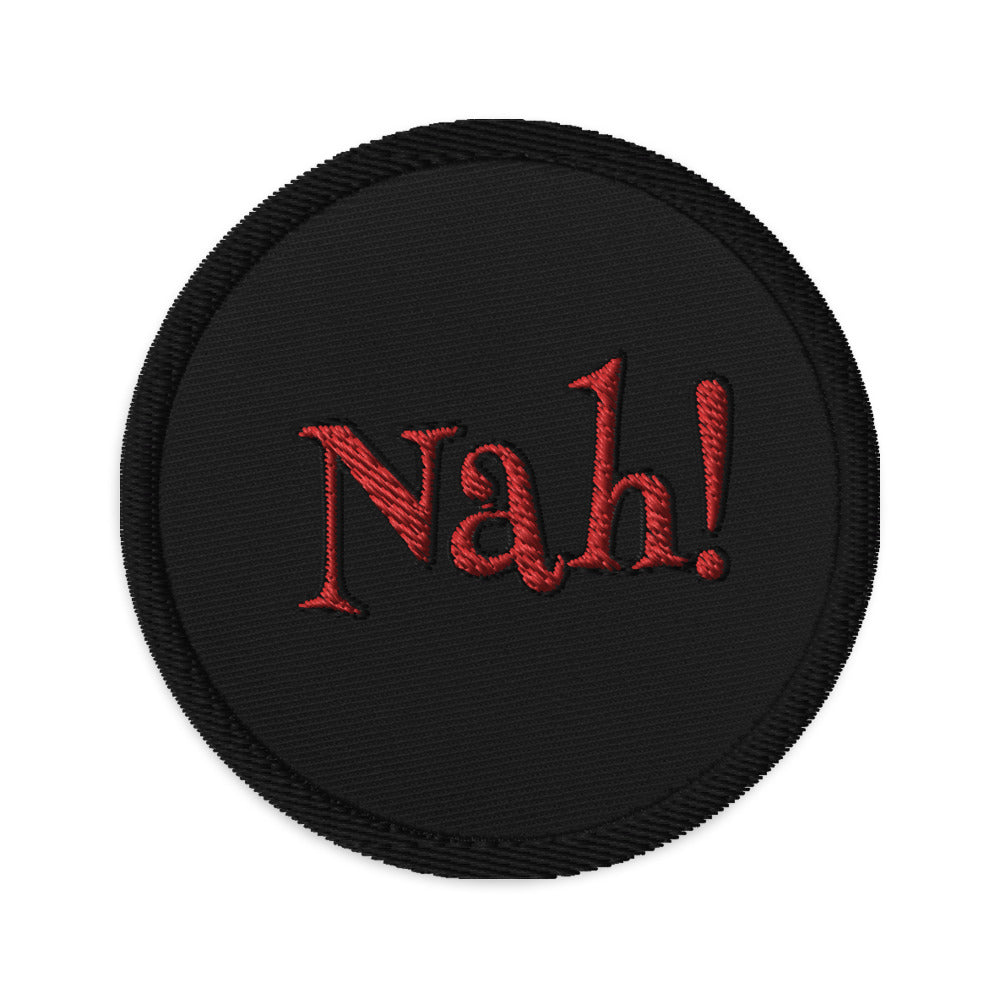 Nicana.  Nah! Embroidered patches