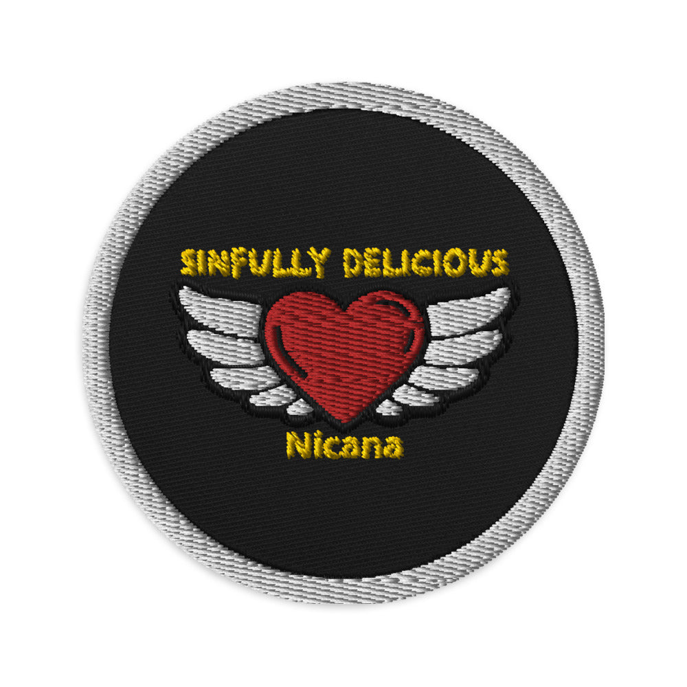Nicana Sinfully Delicious embroidered patches