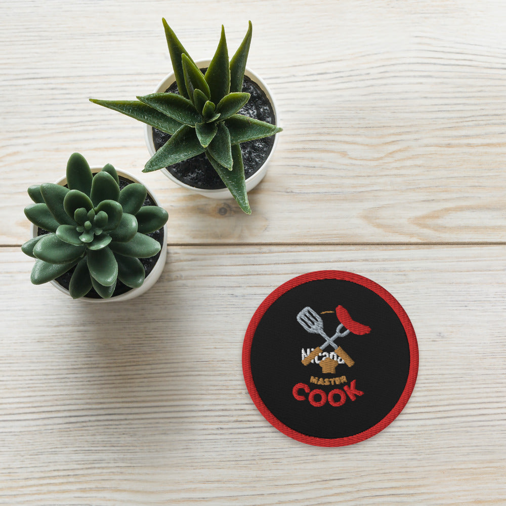 Nicana Master Cook Embroidered patches