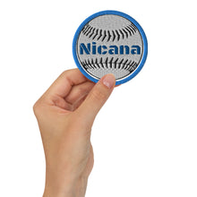 Load image into Gallery viewer, Nicana Baseball Embroidered patches
