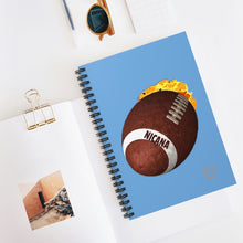 Load image into Gallery viewer, Nicana Football Kick-off Spiral Notebook - Ruled Line
