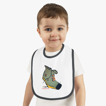 Load image into Gallery viewer, Nicana Making Moves Baby Contrast Trim Jersey Bib
