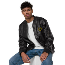 将图片加载到图库查看器，Nicana Signature Leather Bomber Jacket

