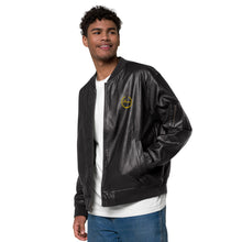 将图片加载到图库查看器，Nicana Signature Leather Bomber Jacket
