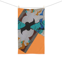 Cargar imagen en el visor de la galería, Nicana Graffiti Orange Hand Towel
