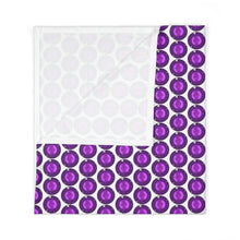 将图片加载到图库查看器，Nicana Planet Purple Baby Swaddle Blanket
