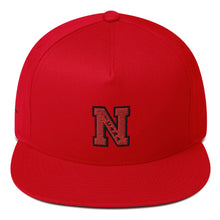 将图片加载到图库查看器，Nicana Red Letterman Flat Bill Cap
