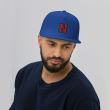 将图片加载到图库查看器，Nicana Red Letterman Flat Bill Cap
