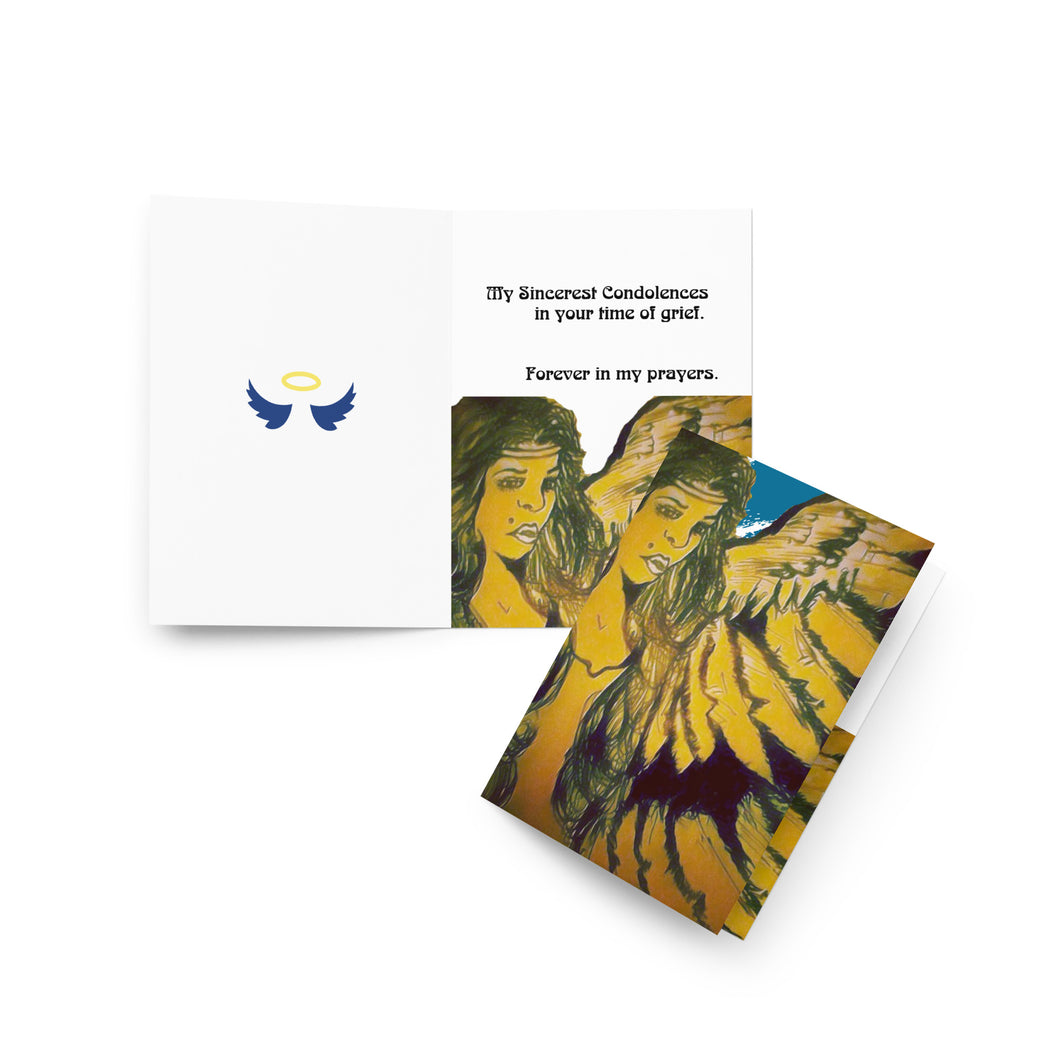 Sincerest Condolences Nicana  Greeting card