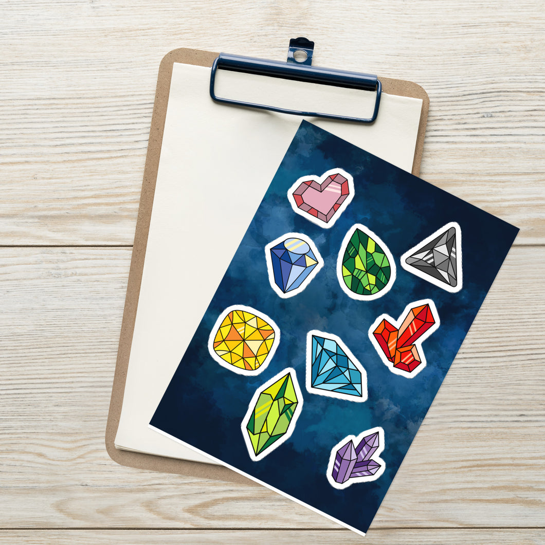 Nicana Rare Gems Sticker sheet