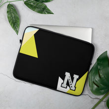 Cargar imagen en el visor de la galería, Nicana Abstract Lettermen Laptop Sleeve
