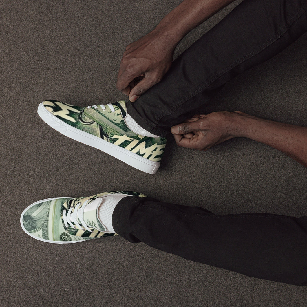 Nicana Time is Money Men’s lace-up canvas shoes