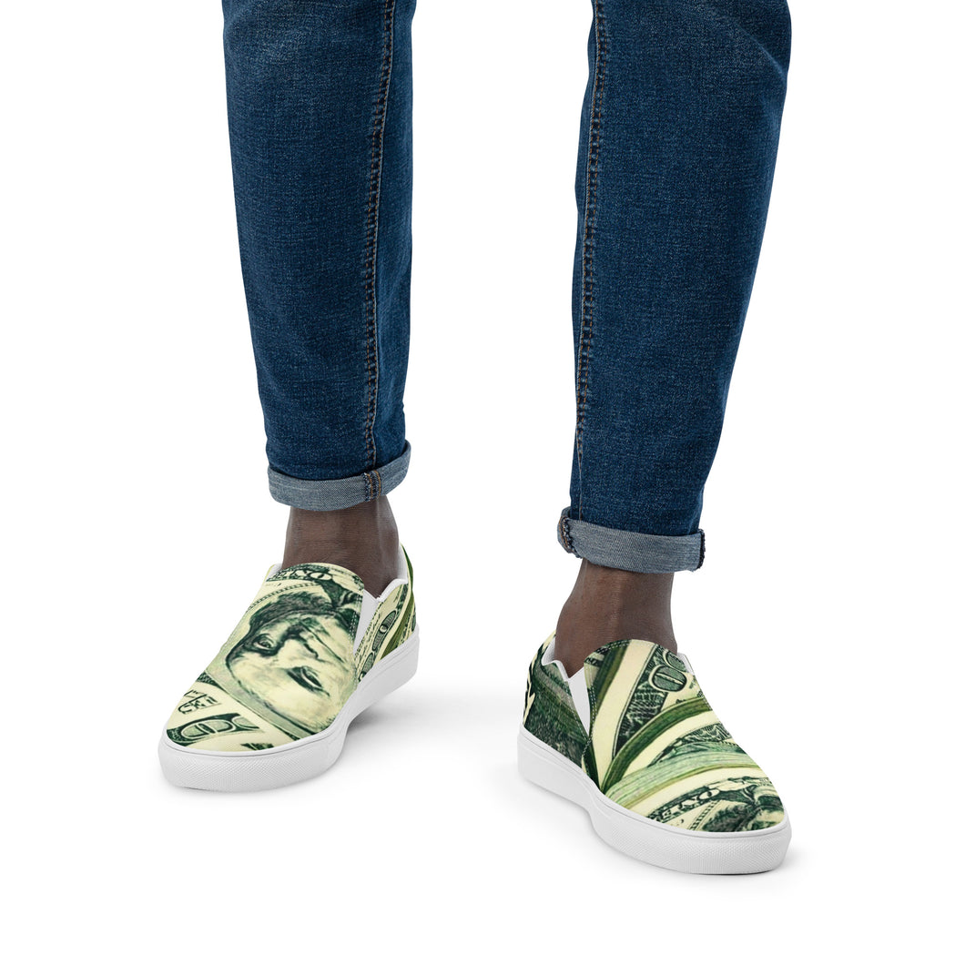 Time is Money Nicana Men’s slip-on canvas shoes