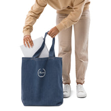 Load image into Gallery viewer, Nicana Signature Organic denim tote bag
