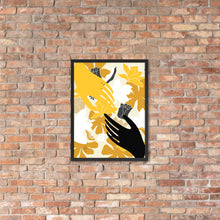 Cargar imagen en el visor de la galería, NICANA Hand and hand Framed photo paper poster
