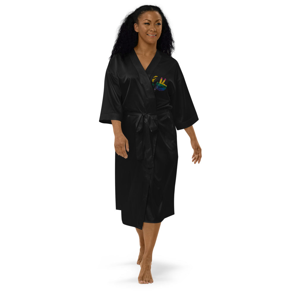 Nicana Pride Satin robe