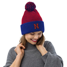Cargar imagen en el visor de la galería, Nicana Letterman Pom-Pom Beanie
