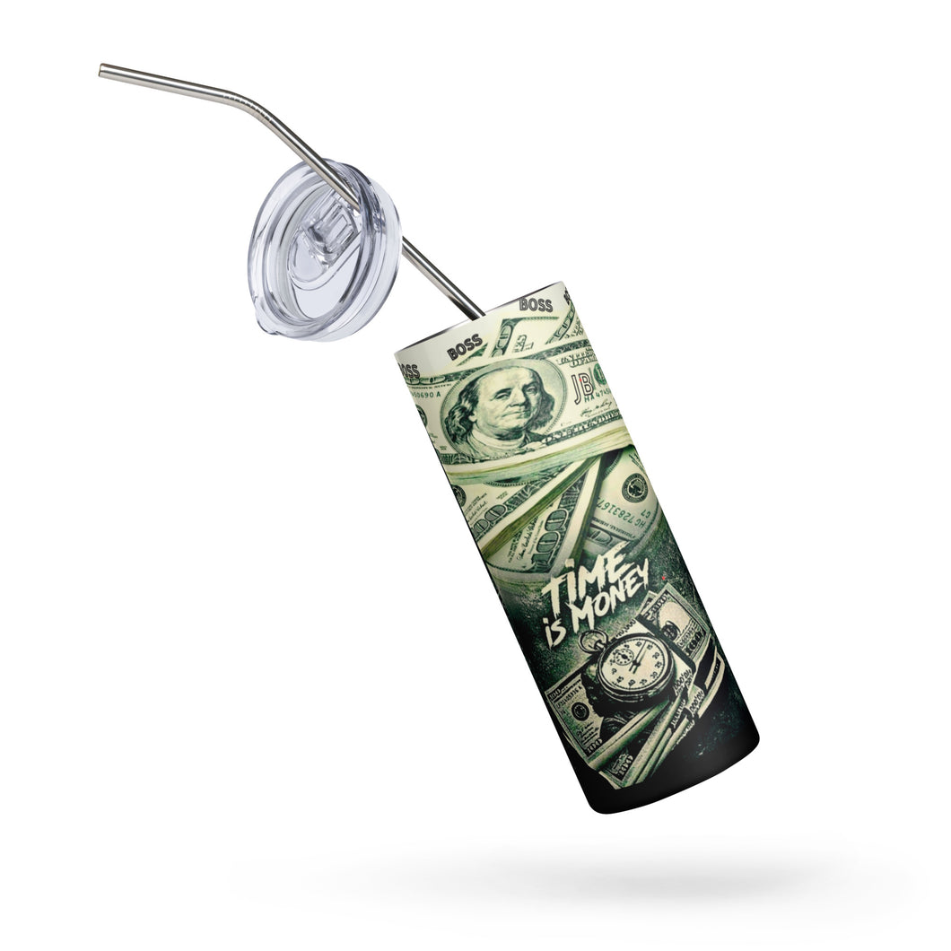 Time is Money Nicana Stainless steel tumbler