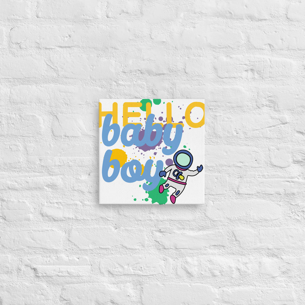 Nicana  Hello Baby Boy Thin canvas