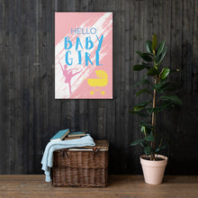 Cargar imagen en el visor de la galería, Nicana Hello Baby Girl Thin canvas
